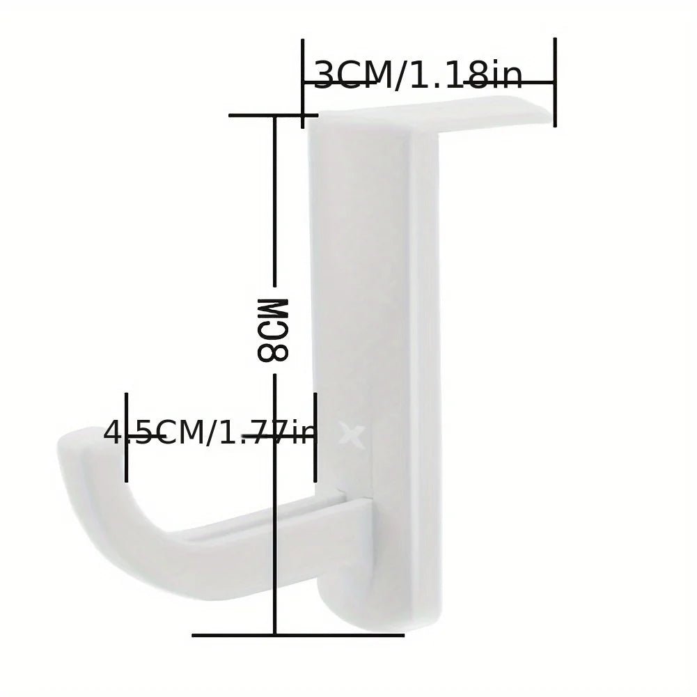 1 - 2 - 3pcs headphone holder hanger Wall PC monitor stand durable headphone accessory headset hanging hook universal monitor - Onestopdealershop