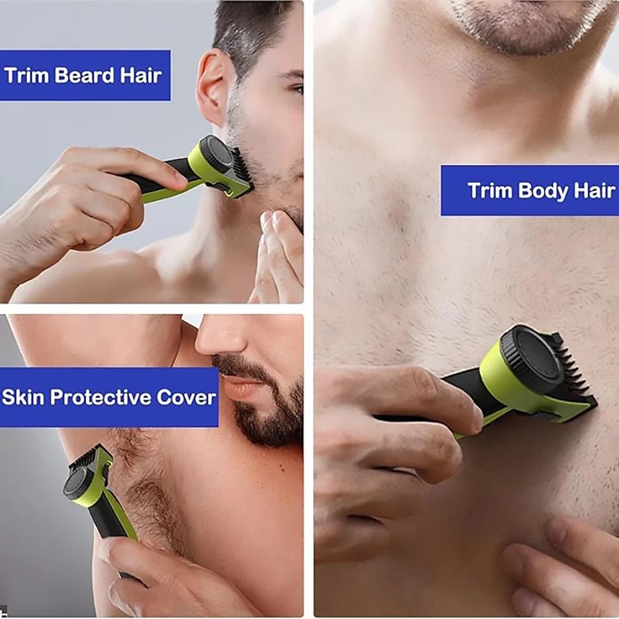 1 Mix Set/2pcs/1pc Nose Hair Trimmer Replacement Blades/ Adjustable Guide Combs, Compatible For Philip* One Blades QP2520 QP2630 - Onestopdealershop