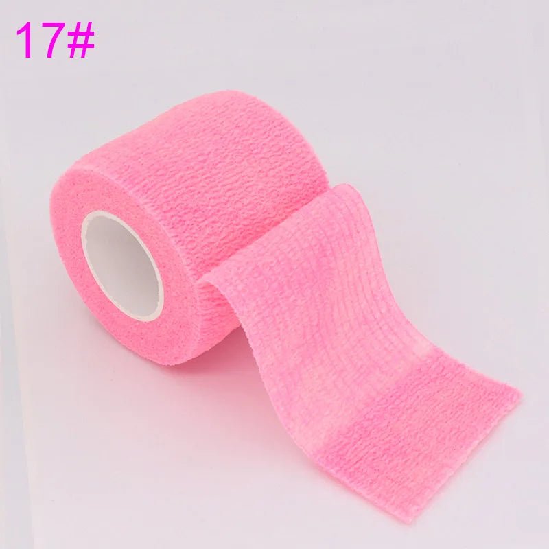 18 Colors Colorful Athletic Wrap Tape Self Adhesive Elastic Bandage Bands Sports Protector For Knee Finger Ankle Palm Pet - Onestopdealershop