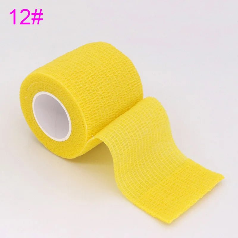18 Colors Colorful Athletic Wrap Tape Self Adhesive Elastic Bandage Bands Sports Protector For Knee Finger Ankle Palm Pet - Onestopdealershop