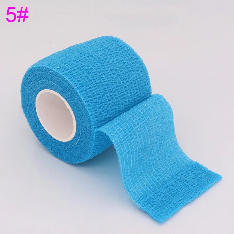 18 Colors Colorful Athletic Wrap Tape Self Adhesive Elastic Bandage Bands Sports Protector For Knee Finger Ankle Palm Pet - Onestopdealershop