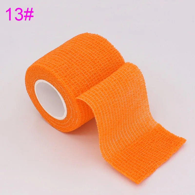 18 Colors Colorful Athletic Wrap Tape Self Adhesive Elastic Bandage Bands Sports Protector For Knee Finger Ankle Palm Pet - Onestopdealershop