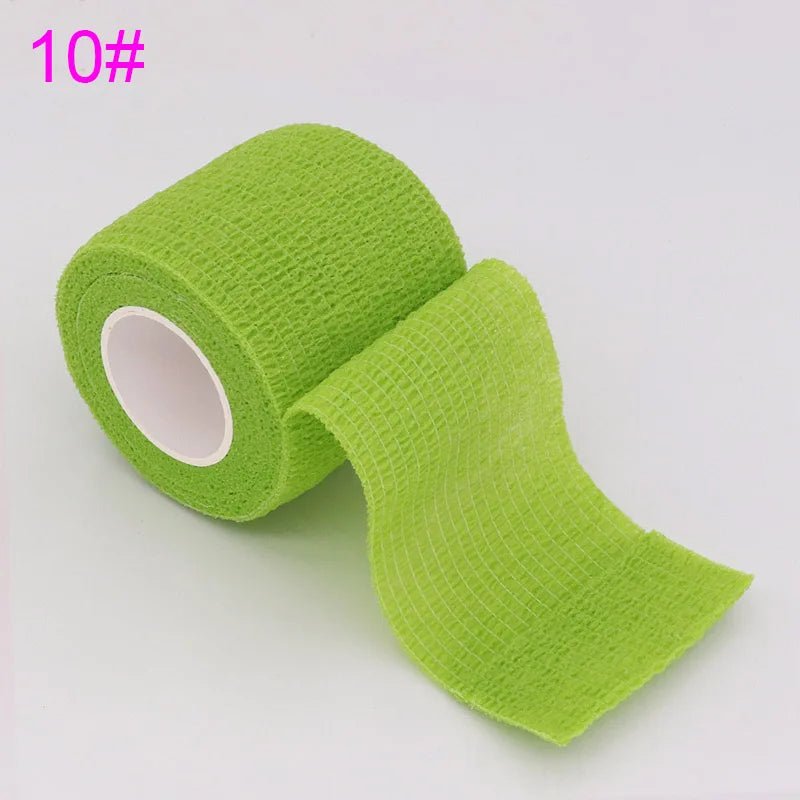 18 Colors Colorful Athletic Wrap Tape Self Adhesive Elastic Bandage Bands Sports Protector For Knee Finger Ankle Palm Pet - Onestopdealershop