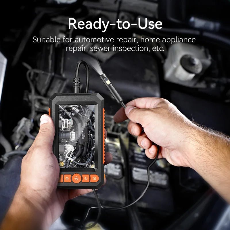 4.3 "Single&Dual Lens Industrial Endoscope Camera HD1080P Car Inspection Borescope IP67 Waterproof Sewer Camera With 8LEDs Hard - Onestopdealershop