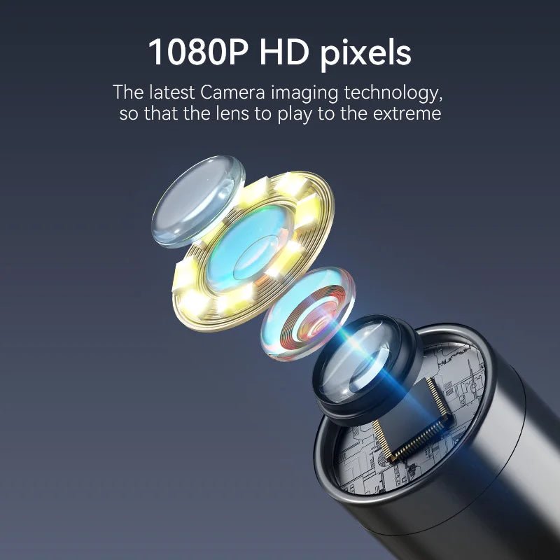 4.3 "Single&Dual Lens Industrial Endoscope Camera HD1080P Car Inspection Borescope IP67 Waterproof Sewer Camera With 8LEDs Hard - Onestopdealershop