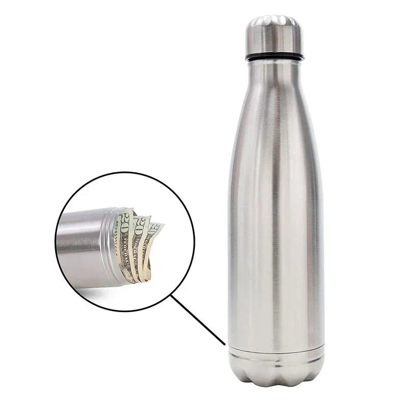 750ml Portable Diversion Water Bottle Secret Stash Pill Organizer Can Safe with Hidden Money Compartment And Key Ring - Onestopdealershop