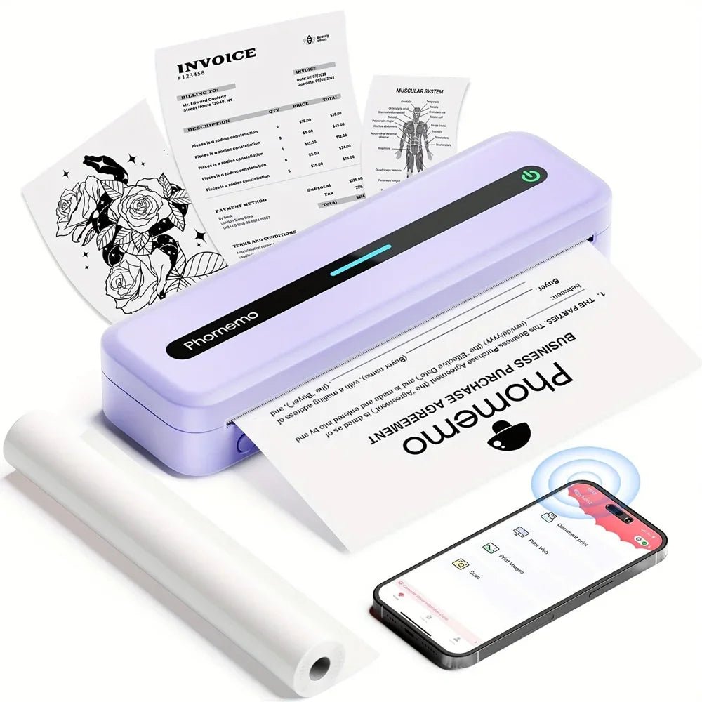 A4 Thermal Printer Paper For Photo Picture Receipt PDF File Printing Folded Thermal Paper Quick Dry Long Time Storage Roll Paper - Onestopdealershop