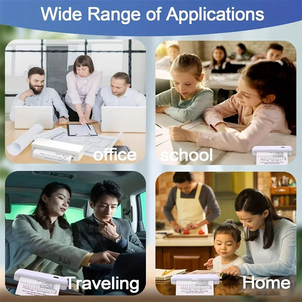 A4 Thermal Printer Paper For Photo Picture Receipt PDF File Printing Folded Thermal Paper Quick Dry Long Time Storage Roll Paper - Onestopdealershop