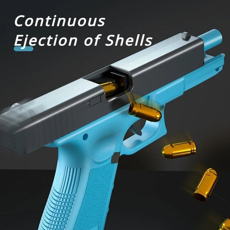 Automatic Shell Ejection Pistol Toy Gun Blaster Model Props For Adults Kids Outdoor Cs Games Interactive Prop Gifts for Boys - Onestopdealershop