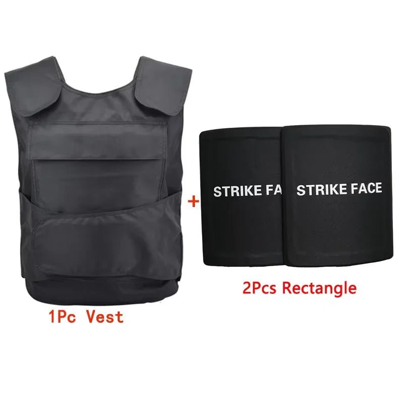 Ballistic Plates NIJ IIIA Level 3 UHMWPE 10x12In Lightweight Backpack Body Armor Panel Tactical Vest Bullet - Proof Plate Level 3A - Onestopdealershop