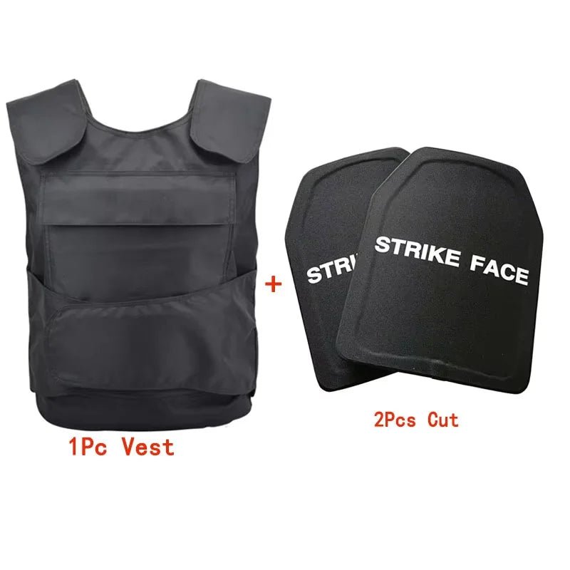 Ballistic Plates NIJ IIIA Level 3 UHMWPE 10x12In Lightweight Backpack Body Armor Panel Tactical Vest Bullet - Proof Plate Level 3A - Onestopdealershop