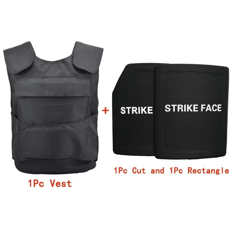 Ballistic Plates NIJ IIIA Level 3 UHMWPE 10x12In Lightweight Backpack Body Armor Panel Tactical Vest Bullet - Proof Plate Level 3A - Onestopdealershop