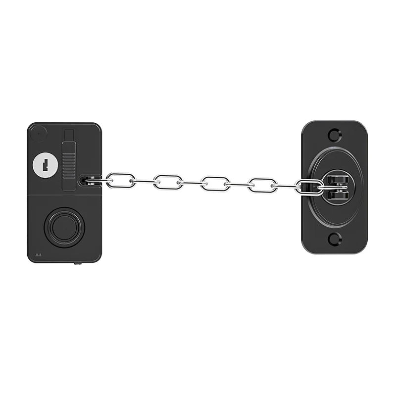 SafeGuard 2-in-1 Door Window Alarm & Chain Lock - 120dB Anti-Theft Security System - Onestopdealershop7black