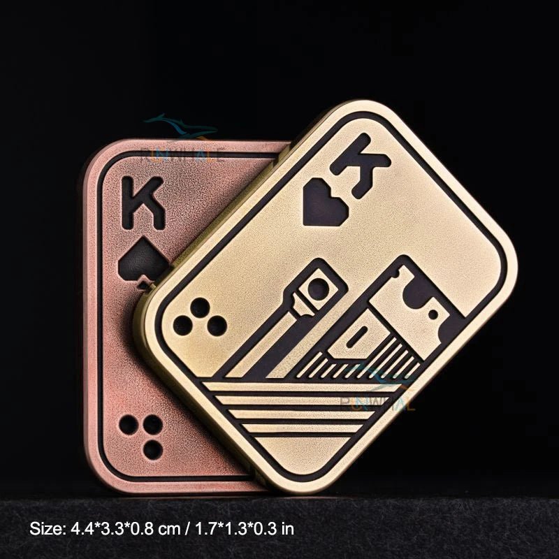 EDC Push Slider Metal Fidget Anti Stress Toys Adults Finger Spinner Poker Relieve Anxiety Toy Portable Pop Magnetic Slider Games - Onestopdealershop