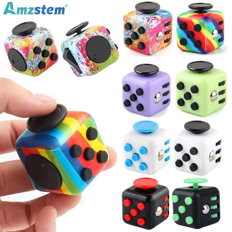 Fidget Cube Antistress Hand Spinner Decompression Toy for Autism ADHD Anxiety Sensory Toys for Kids Adults Stress Relief Toys - Onestopdealershop