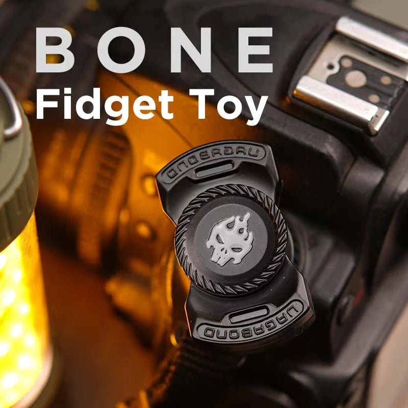 Fun 3 - In - 1 Game Edc Fidget Toy Personalized Skeleton Ghost Fidget Spinner Alloy Fidget Slider Stress Release Toy Adhd Toy - Onestopdealershop
