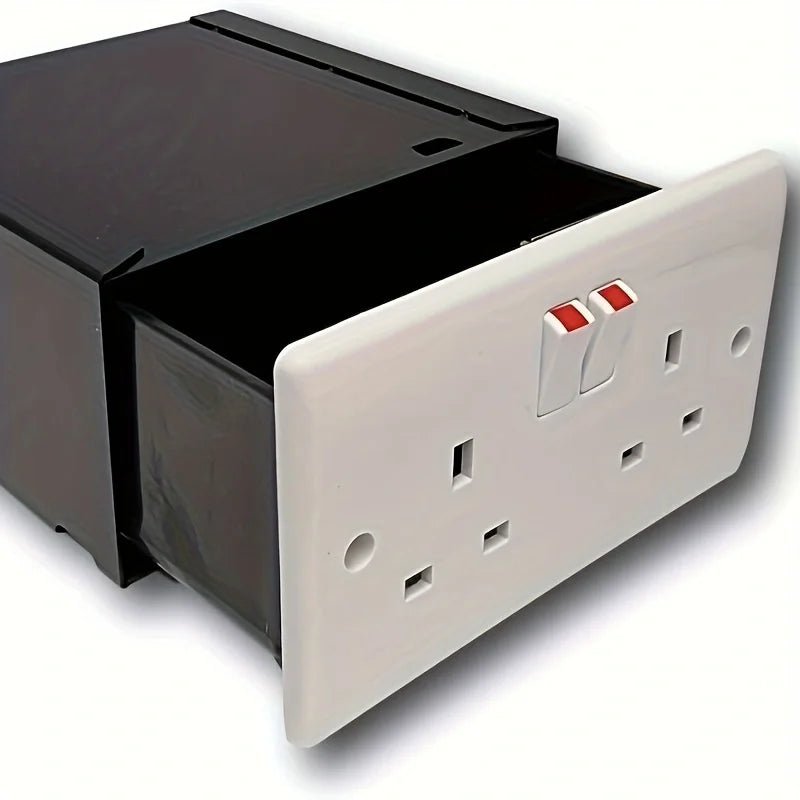 Imitation Double Plug Outlet Socket Wall Safe Security Secret Hidden Stash Box - Onestopdealershop