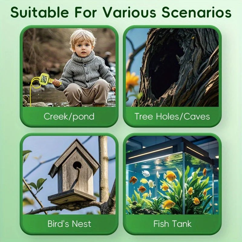 Kid Endoscope Camera 2.4 - inch Display 1080p HD Probe with LED Kids Exploration Endoscope Tool for Indoor/Outdoor Children's Gift - Onestopdealershop