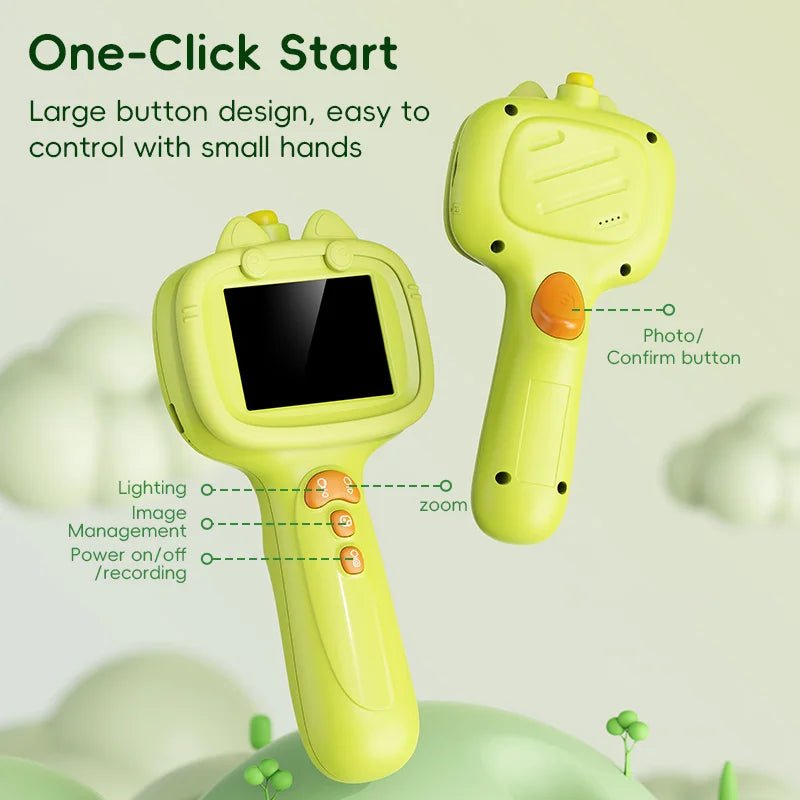 Kid Endoscope Camera 2.4 - inch Display 1080p HD Probe with LED Kids Exploration Endoscope Tool for Indoor/Outdoor Children's Gift - Onestopdealershop