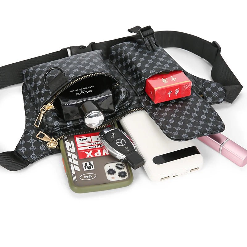 Men's Multi Functional Waist Bag Lightweight Sports Cycling Fanny Pack Small Shoulder Bags for Man Belt Pouch Chest Bags Male - Onestopdealershop