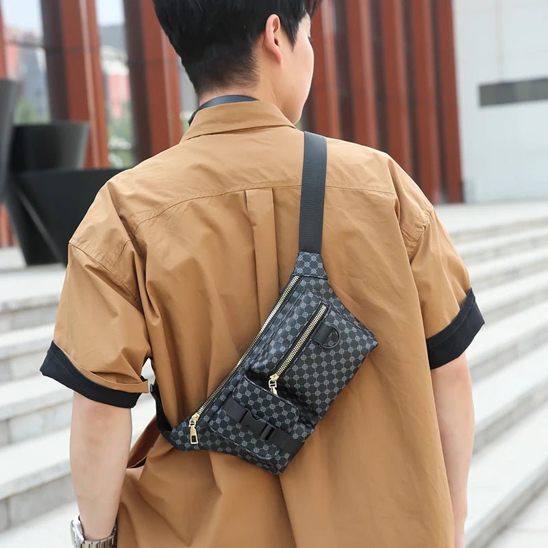 Men's Multi Functional Waist Bag Lightweight Sports Cycling Fanny Pack Small Shoulder Bags for Man Belt Pouch Chest Bags Male - Onestopdealershop