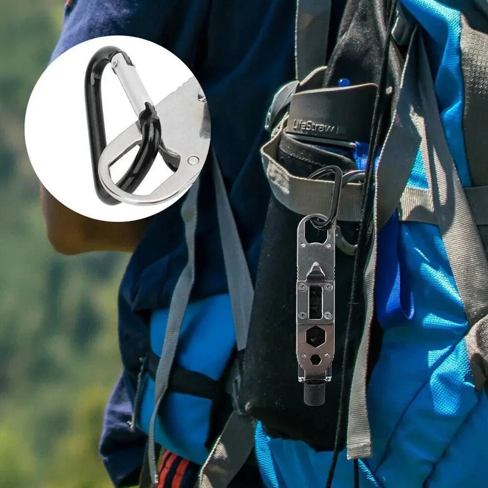 Multifunctional Mini Screwdriver Outdoor EDC Keychain Shape Screwdrivers Portable Steel Repair Tool - Onestopdealershop