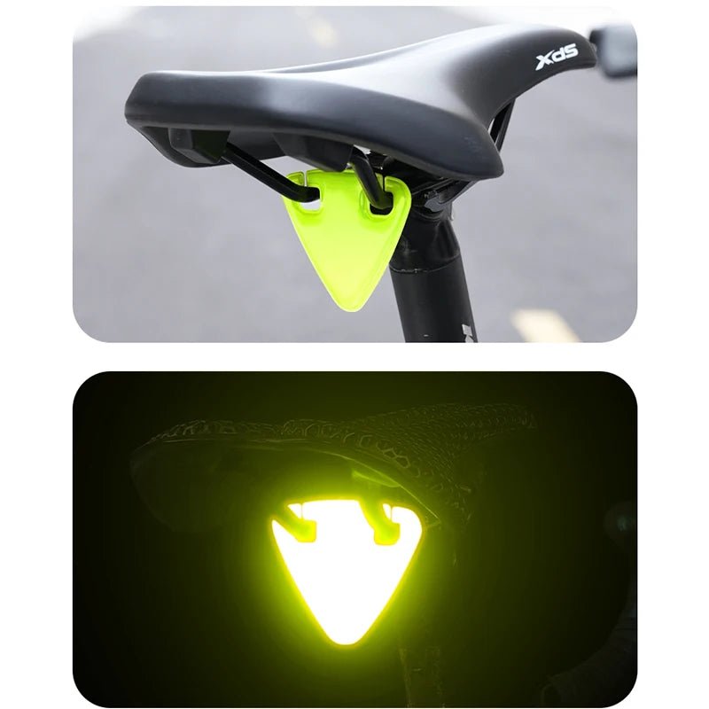 New Product Safety Warning Bicycle Reflective Card Bicycle Saddle Reflective Card Bicycle Accessories - Onestopdealershop