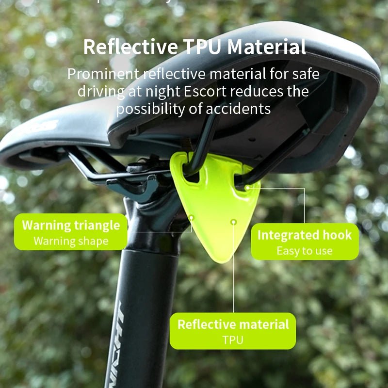 New Product Safety Warning Bicycle Reflective Card Bicycle Saddle Reflective Card Bicycle Accessories - Onestopdealershop