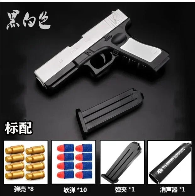 Newest Shell Ejecting Airsoft Pistol Soft Bullet Toy Gun Weapon Children Armas Shoot Outdoor Game Boys gift - Onestopdealershop