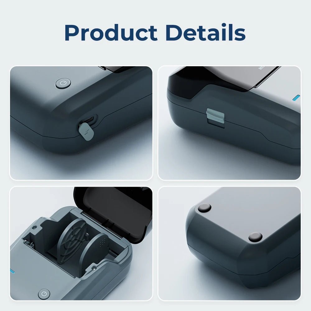 Niimbot B1 Label Maker Bluetooth Portable 2 inch Thermal Label Printer with Large Waterproof Tape for Small Business Office Home - Onestopdealershop