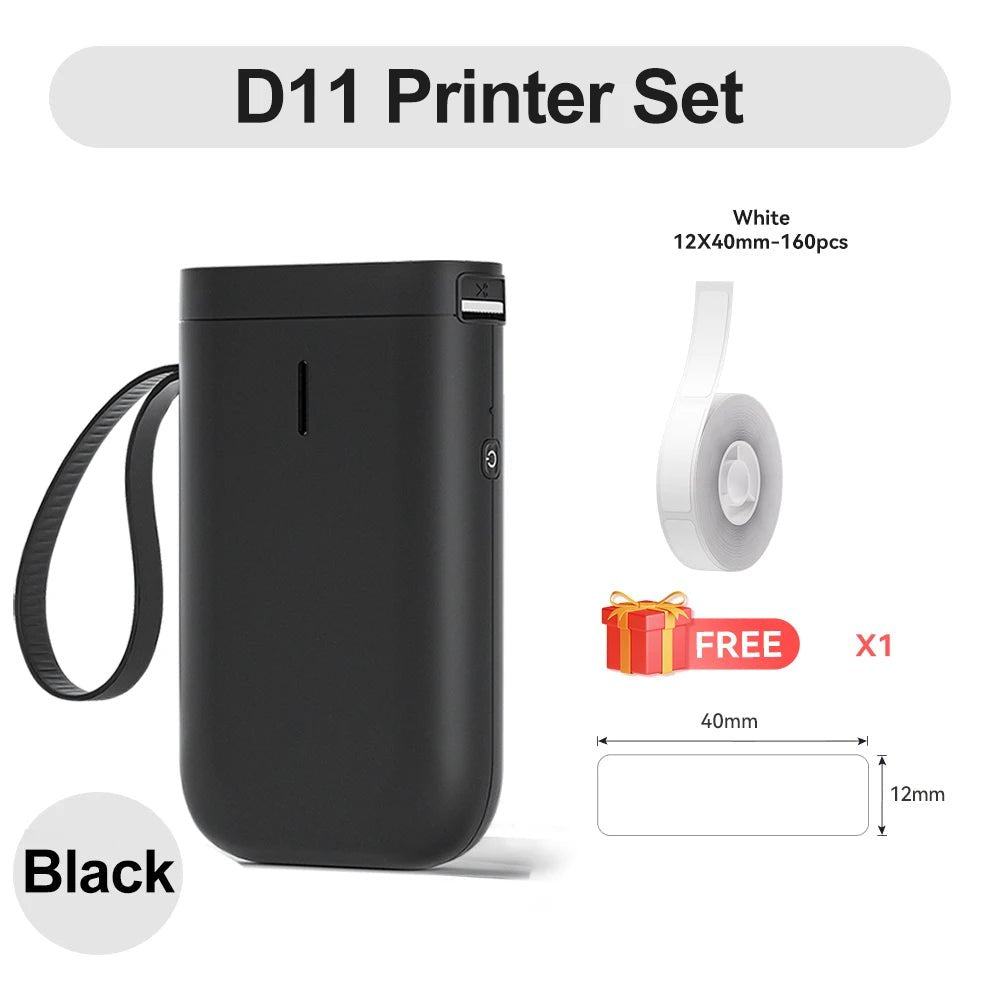Niimbot D11 Mini Label Maker Wireless Bluetooth Thermal Label Printer Pocket Wireless Sticker Label Machine for Home Office - Onestopdealershop