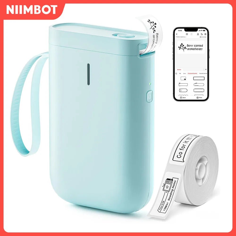 Niimbot D11 Mini Label Maker Wireless Bluetooth Thermal Label Printer Pocket Wireless Sticker Label Machine for Home Office - Onestopdealershop