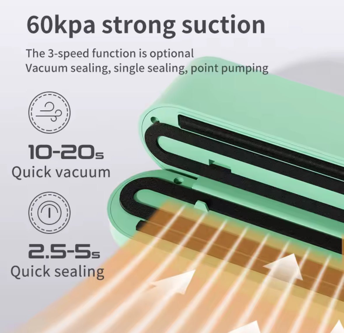 Oppladbar vakuum maskin - Onestopdealershop