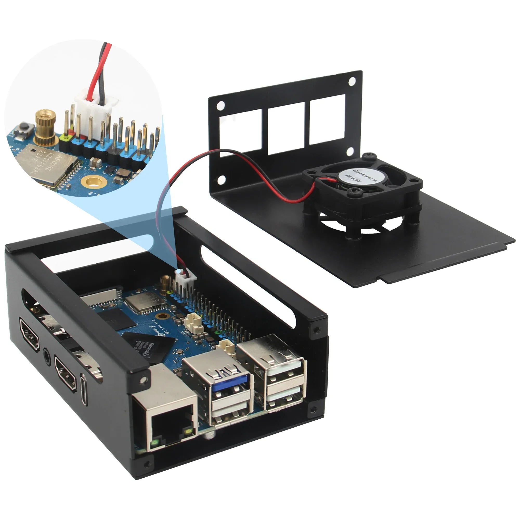 Orange Pi 5 Pro / 5 Max / 5 Ultra Metal Case N515 - Onestopdealershop