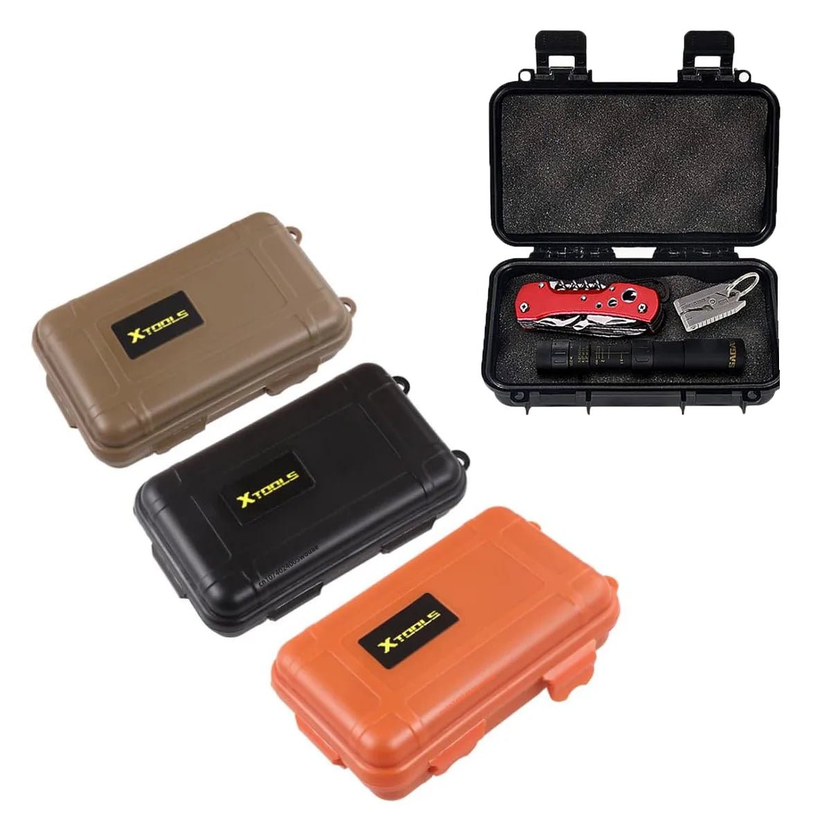 Outdoor Shockproof Waterproof Boxes Survival Airtight Case Holder For Storage Matches Small Tools EDC Travel Sealed Containers - Onestopdealershop