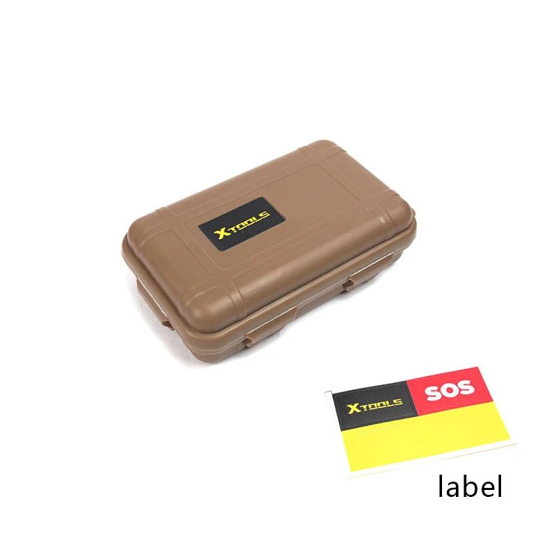 Outdoor Shockproof Waterproof Boxes Survival Airtight Case Holder For Storage Matches Small Tools EDC Travel Sealed Containers - Onestopdealershop