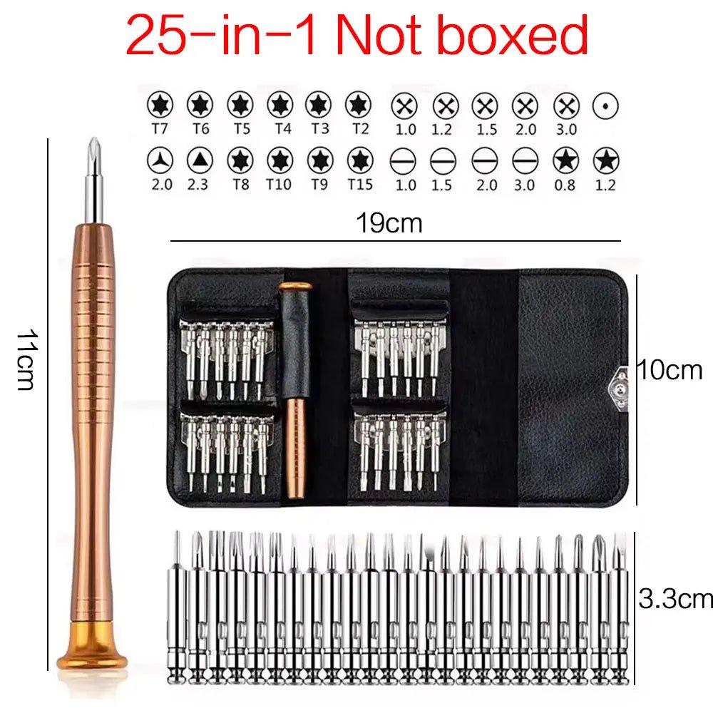 Precision Screwdriver Set, Laptop Tool Kit, 152/25 in 1 Professional Computer Screwdriver Repair Kit T5 T6 Torx Screwdriver - Onestopdealershop