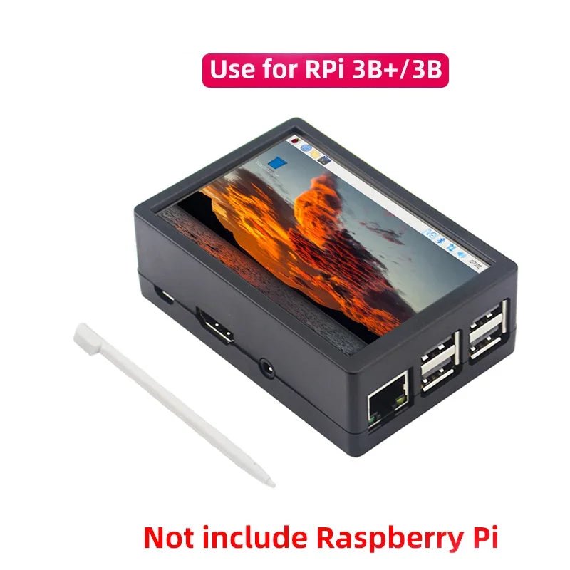 Raspberry Pi 3.5 Touch Screen 480*320 LCD TFT Display Optional ABS Metal Case Cooling Fan for Raspberry Pi 4 Model B or 3B+ 3B - Onestopdealershop