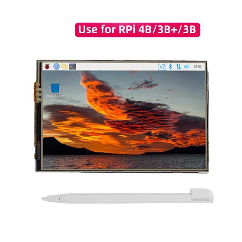 Raspberry Pi 3.5 Touch Screen 480*320 LCD TFT Display Optional ABS Metal Case Cooling Fan for Raspberry Pi 4 Model B or 3B+ 3B - Onestopdealershop