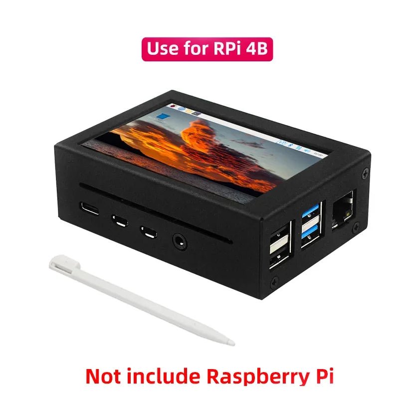 Raspberry Pi 3.5 Touch Screen 480*320 LCD TFT Display Optional ABS Metal Case Cooling Fan for Raspberry Pi 4 Model B or 3B+ 3B - Onestopdealershop