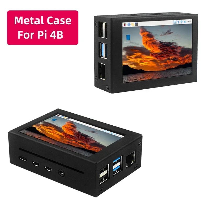 Raspberry Pi 3.5 Touch Screen 480*320 LCD TFT Display Optional ABS Metal Case Cooling Fan for Raspberry Pi 4 Model B or 3B+ 3B - Onestopdealershop
