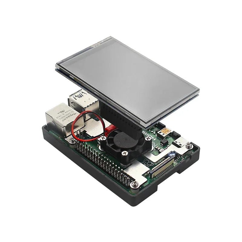 Raspberry Pi 3.5 Touch Screen 480*320 LCD TFT Display Optional ABS Metal Case Cooling Fan for Raspberry Pi 4 Model B or 3B+ 3B - Onestopdealershop