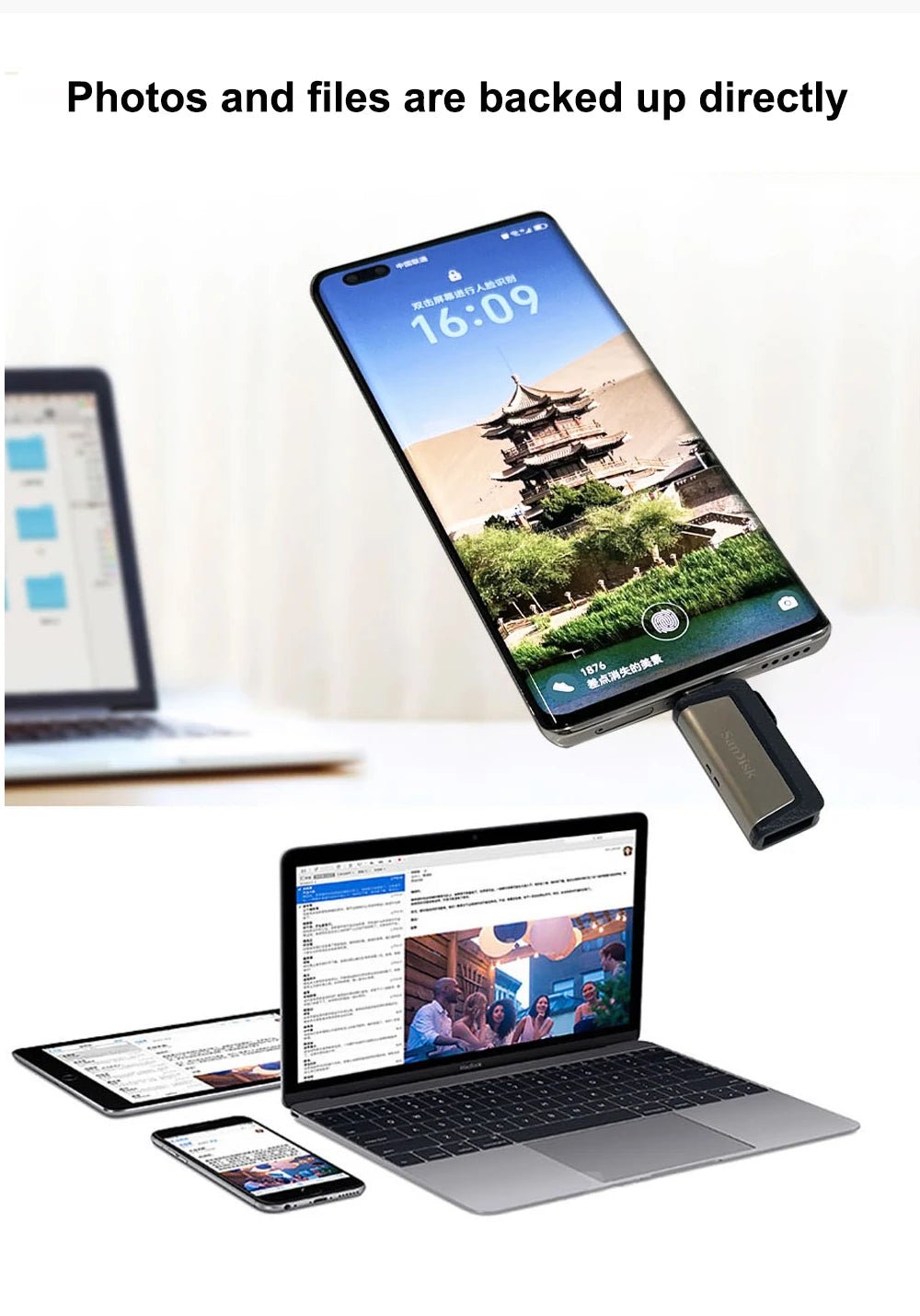 SanDisk SDDDC2 Ultra Dual Drive USB Type - C 256GB 128GB 64GB OTG USB Flash Drive Pen Drive USB Stick Micro USB Flash Type C - Onestopdealershop