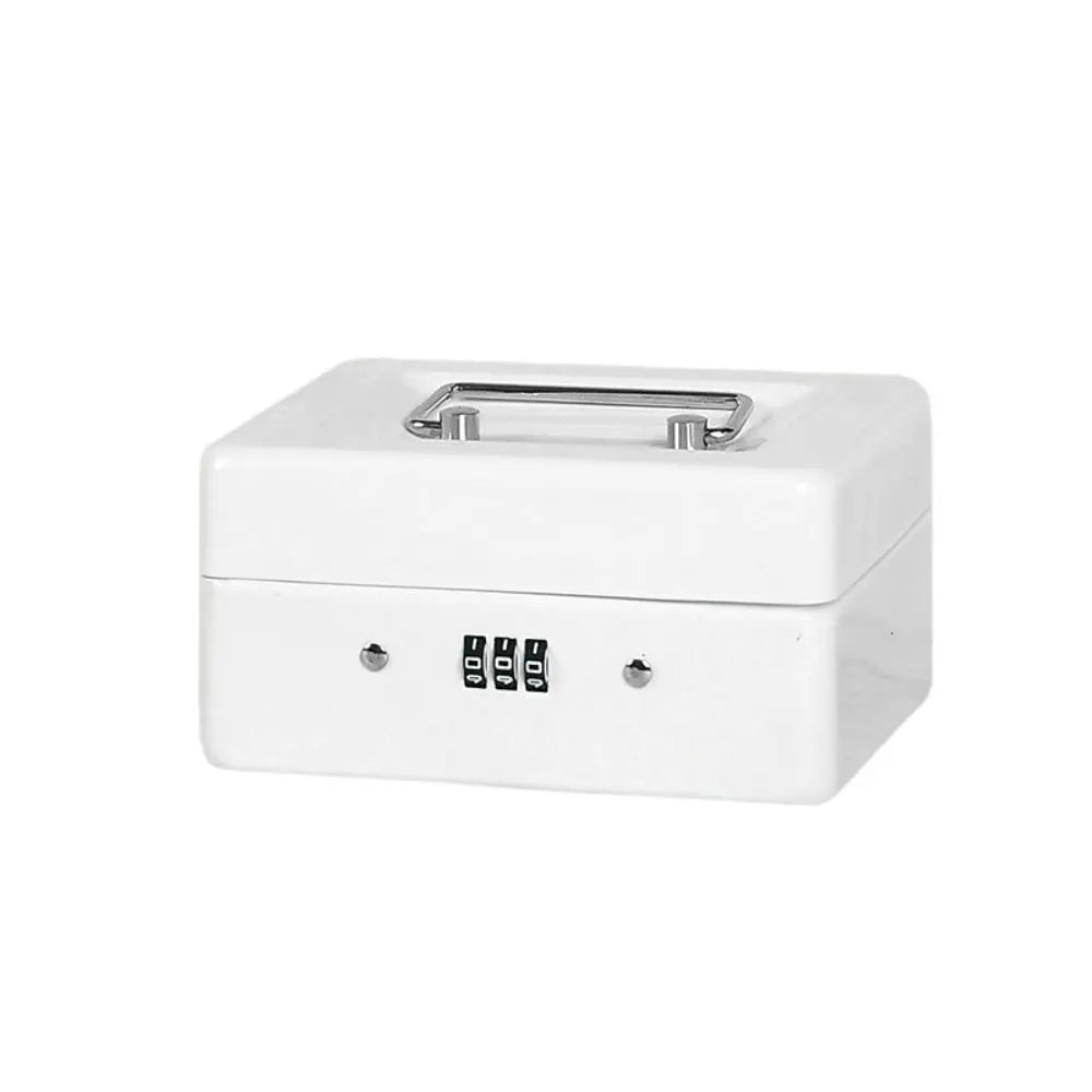 Small/Large Locking Cash Box Safe Double Layer Lock Storage Box Key Lock/ Password with Combination Lock Money Saving Organizer - Onestopdealershop