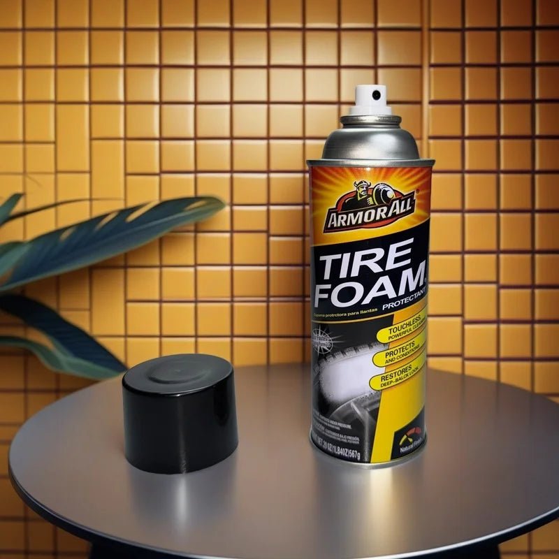 Tire foam diversion safe stash can hidden space portable travel use - Onestopdealershop