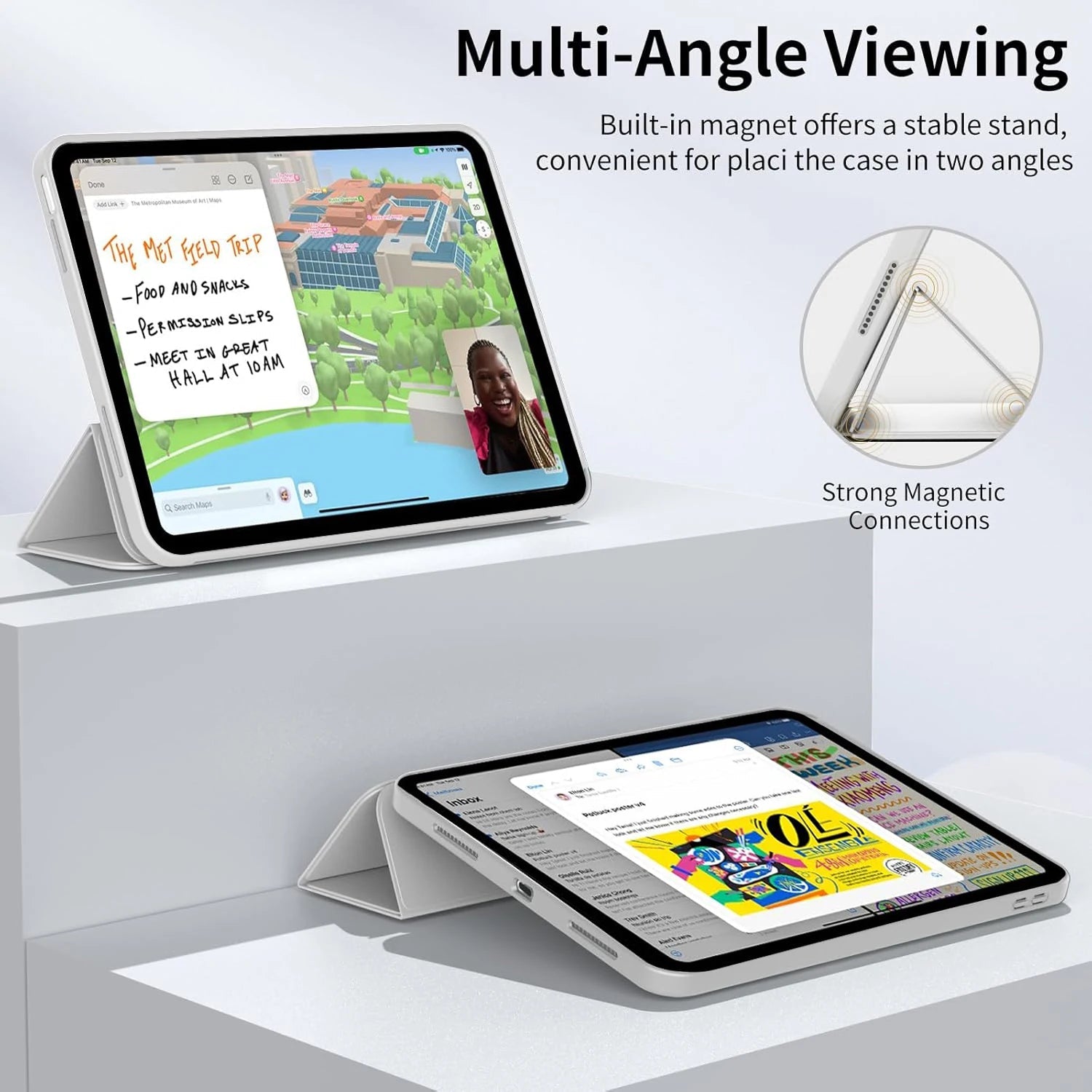 Tri - fold Flip Case For iPad Pro 11 inch (1st/2nd/3rd/4th) 2018/2020/2021/2022 Magnetic Stand PU Leather Protective Cover - Onestopdealershop