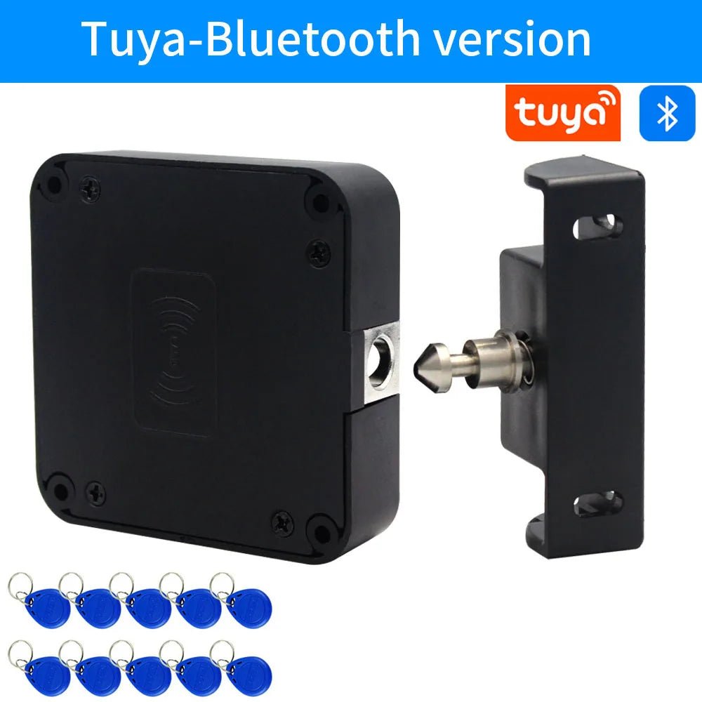 Tuya Hidden Cabinet Lock RFID Drawer Invisible Electronic Lock App Unlock for Contactless Cabinet Wooden Drawer Cupboard Toolbox - Onestopdealershop