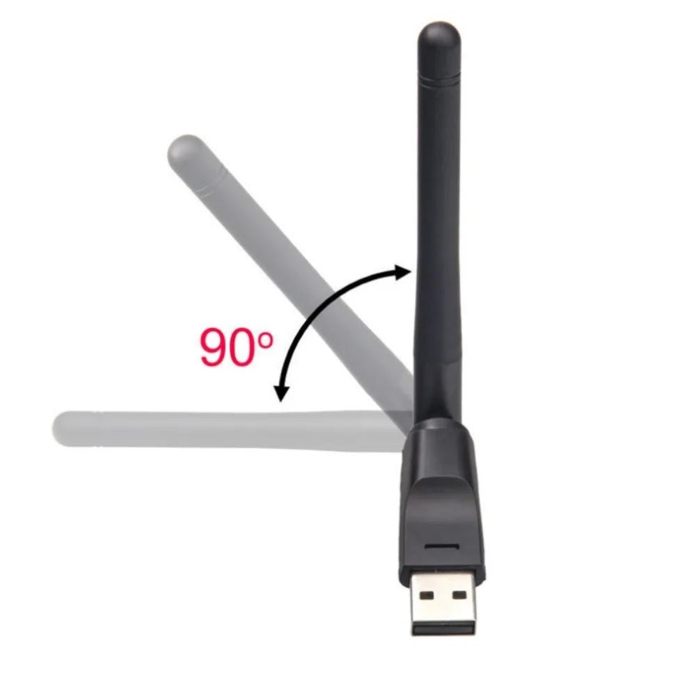 Wi - fi Dongle 150Mbps MT7601 Network Card MT7601/8188 2.4GHz 150Mbps USB Wifi Adapter LED Light Display Antenna Wifi Receiver - Onestopdealershop
